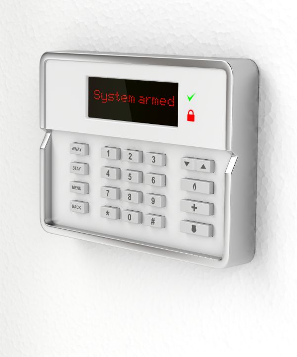 Un exemple d'un système d'alarme anti-intrusion
